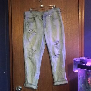 American Eagle Boy Crop Jeans